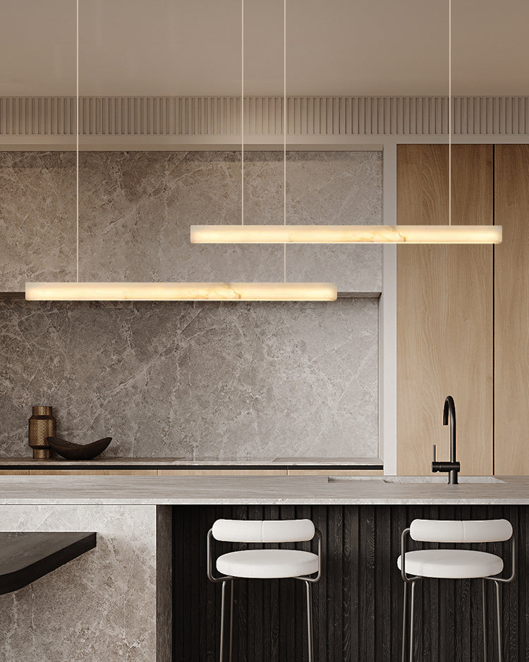 Linear Alabaster Pendant Light - Cueteks