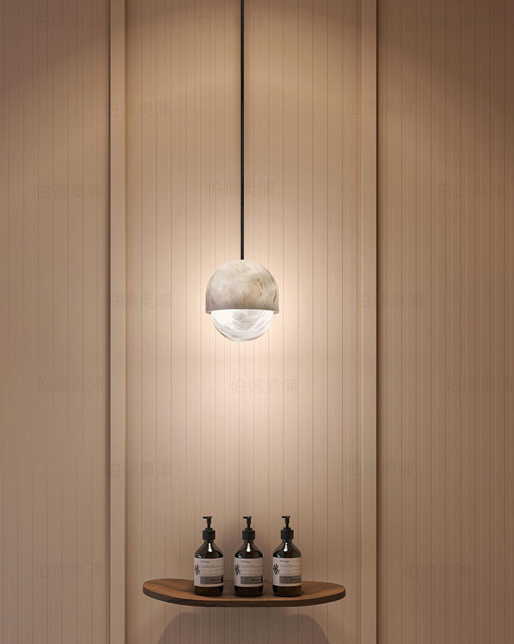 Alabaster Marble Small  Pendant Light - Cueteks