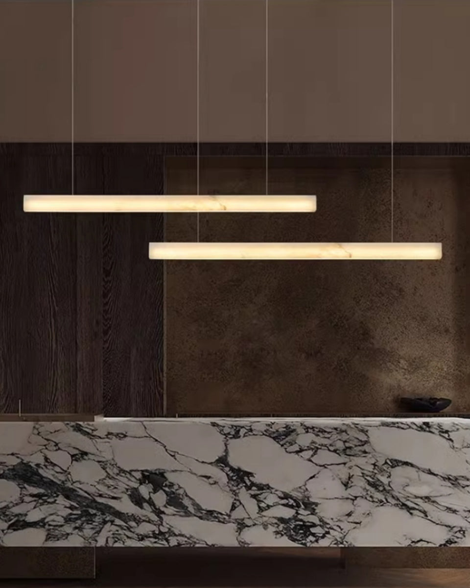 Linear Alabaster Pendant Light - Cueteks