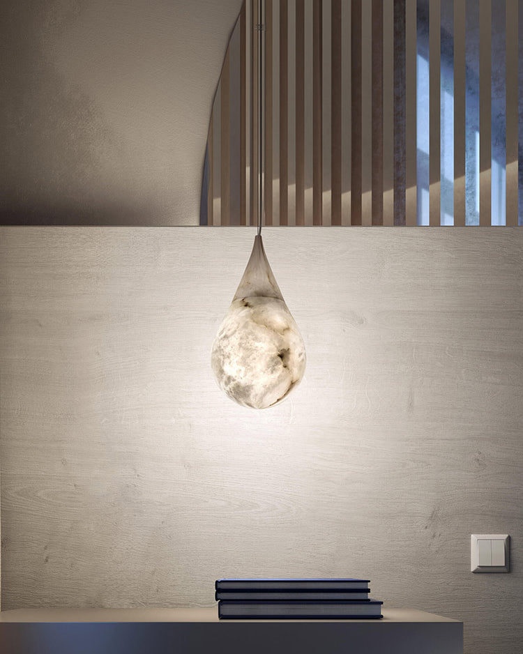 Alabaster Marble Small  Pendant Light - Cueteks