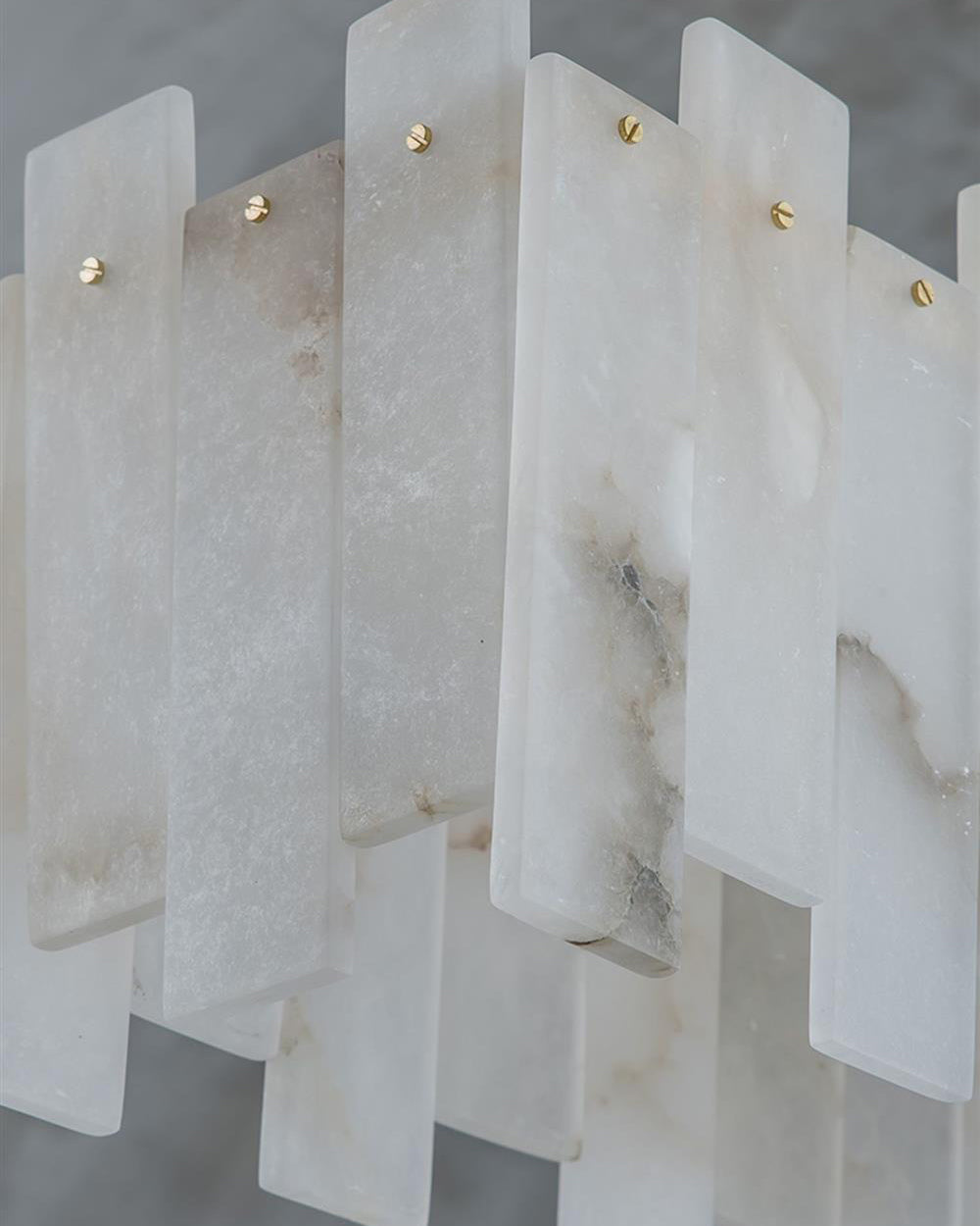Rectangular Alabaster Pendant Light - Cueteks