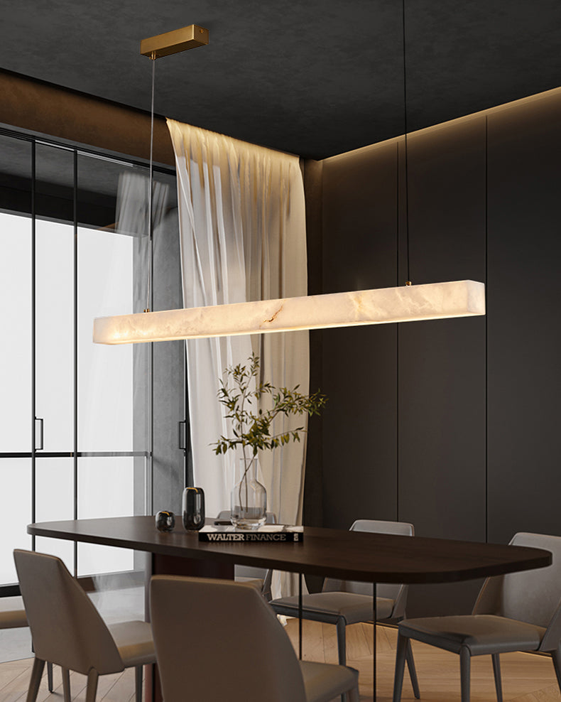 Linear Alabaster Pendant Light - Cueteks
