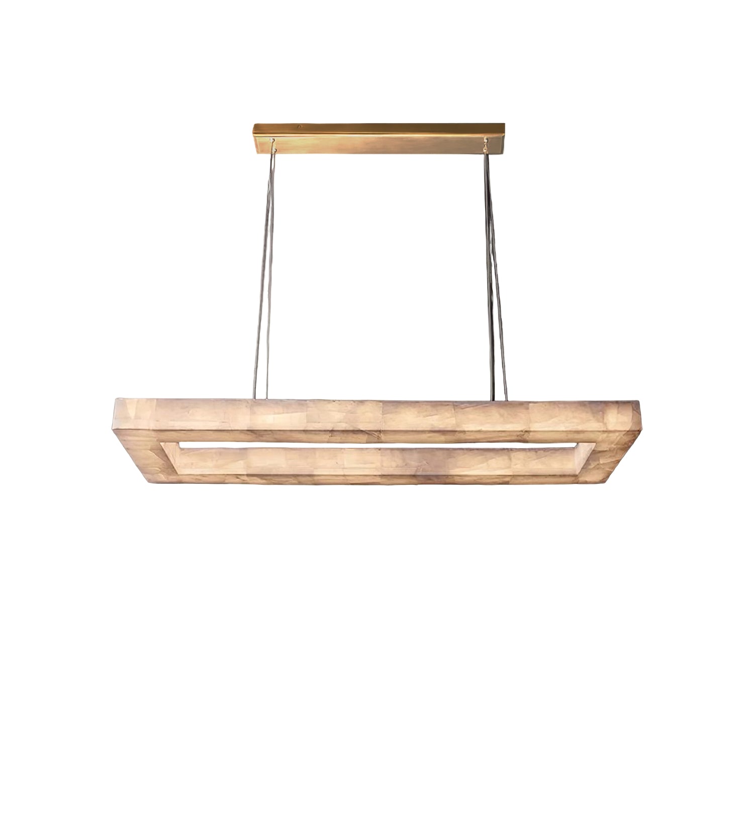 Triple Ring Alabaster Pendant Light - Cueteks