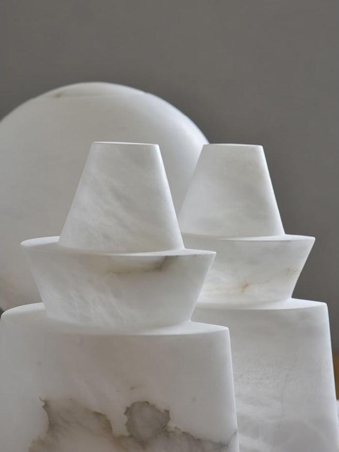 White Alabaster  Pendant Light - Cueteks