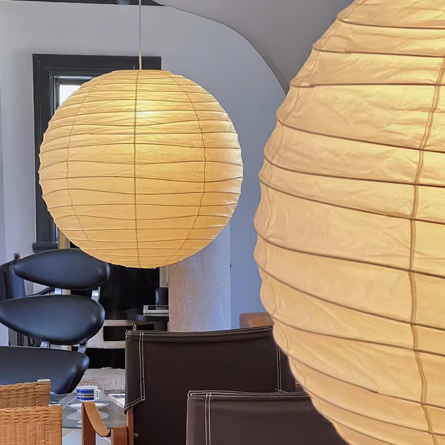 Washi Paper Pendant Lamp - Cueteks