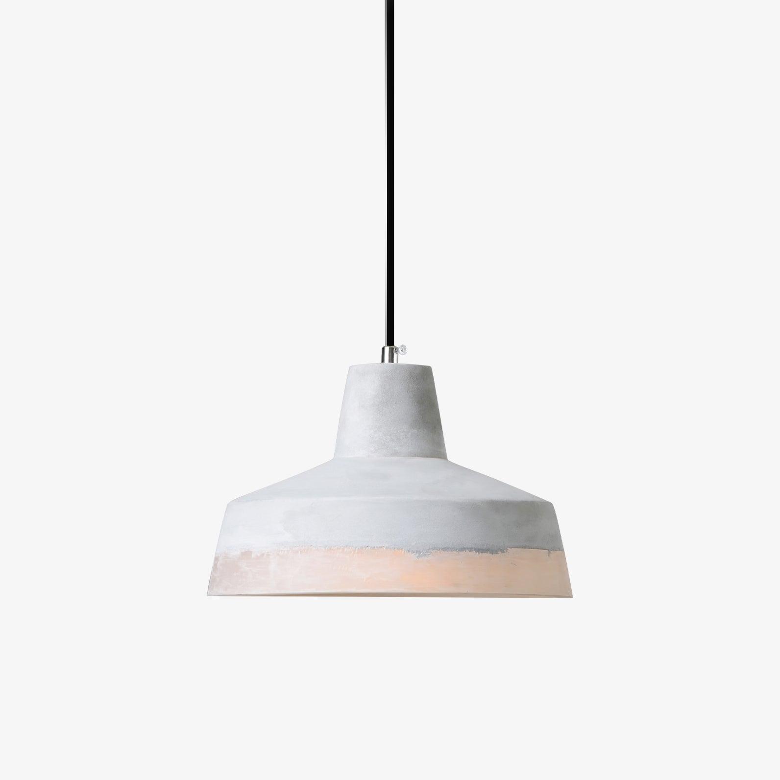 Broad stepped cement-and-resin shade on a Black cable