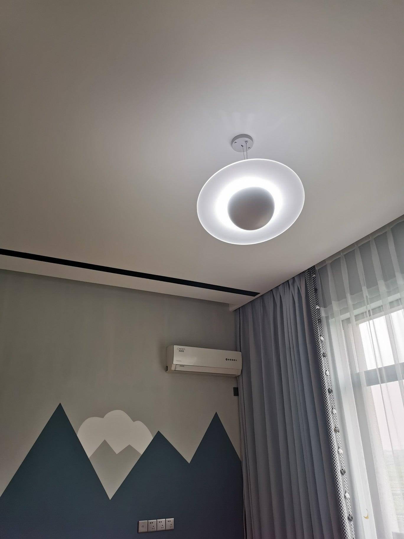 Jupiter Ring white LED pendant light
