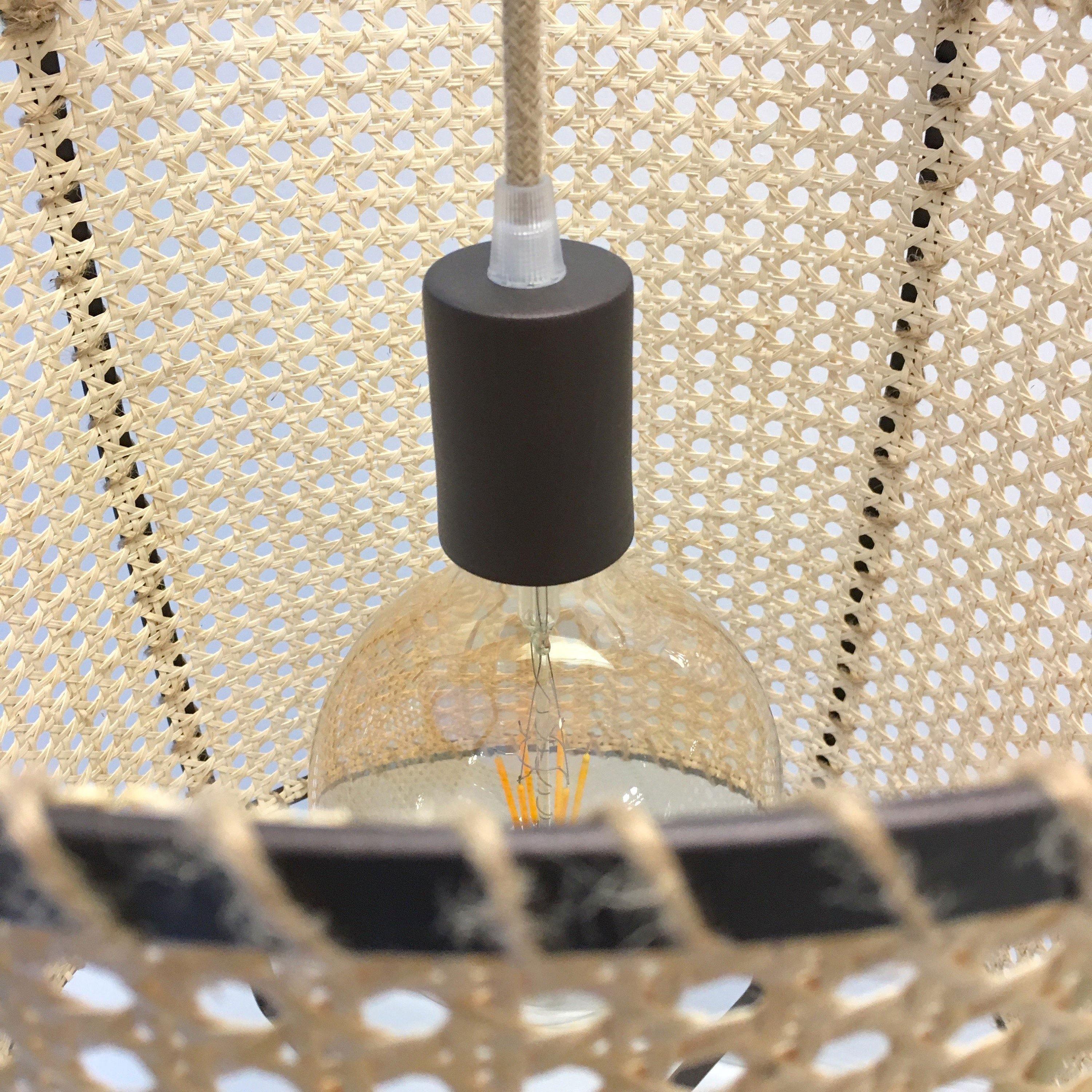 Rattan Cane Pendant Light - Cueteks