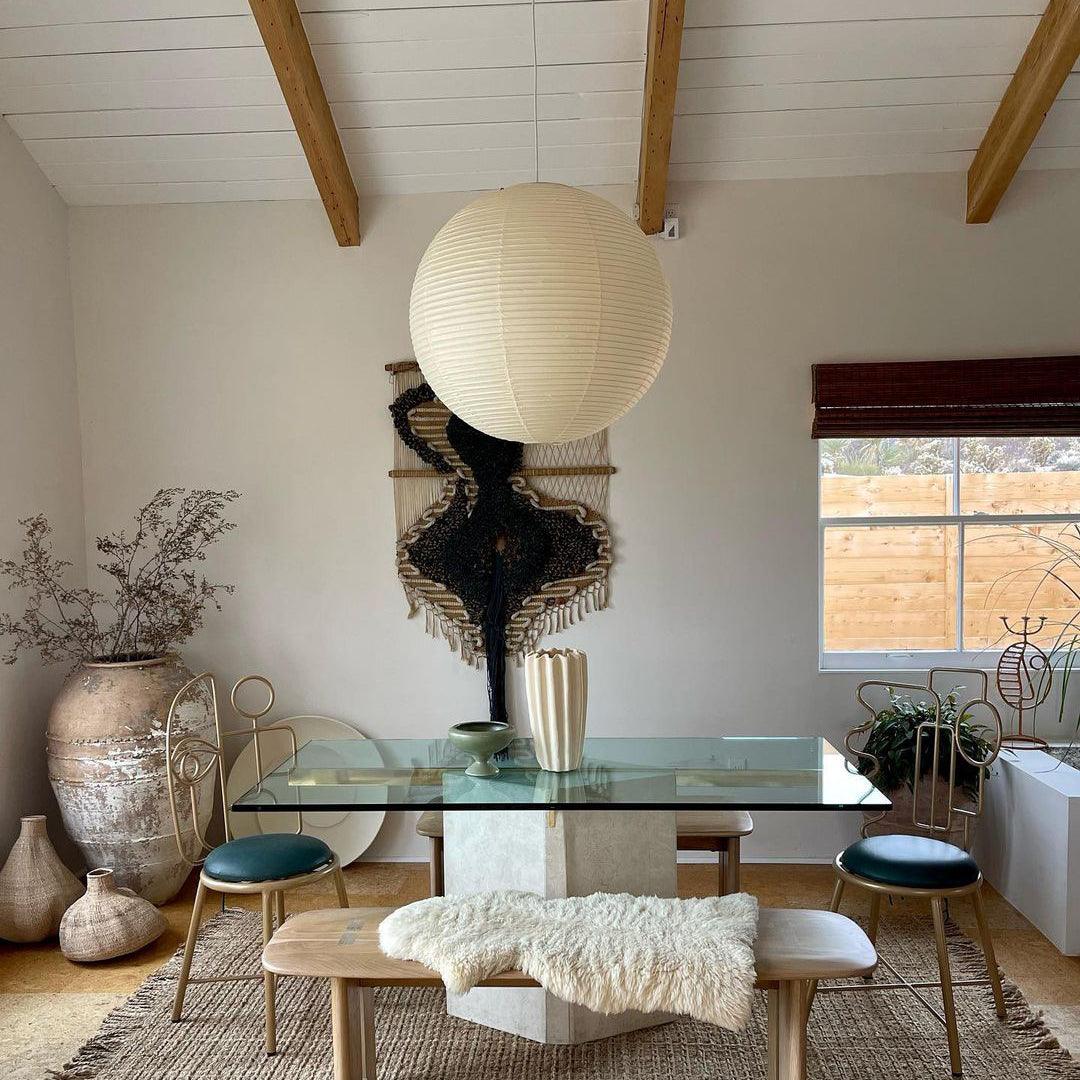 Washi Paper Round Series Pendant Lamp - Cueteks