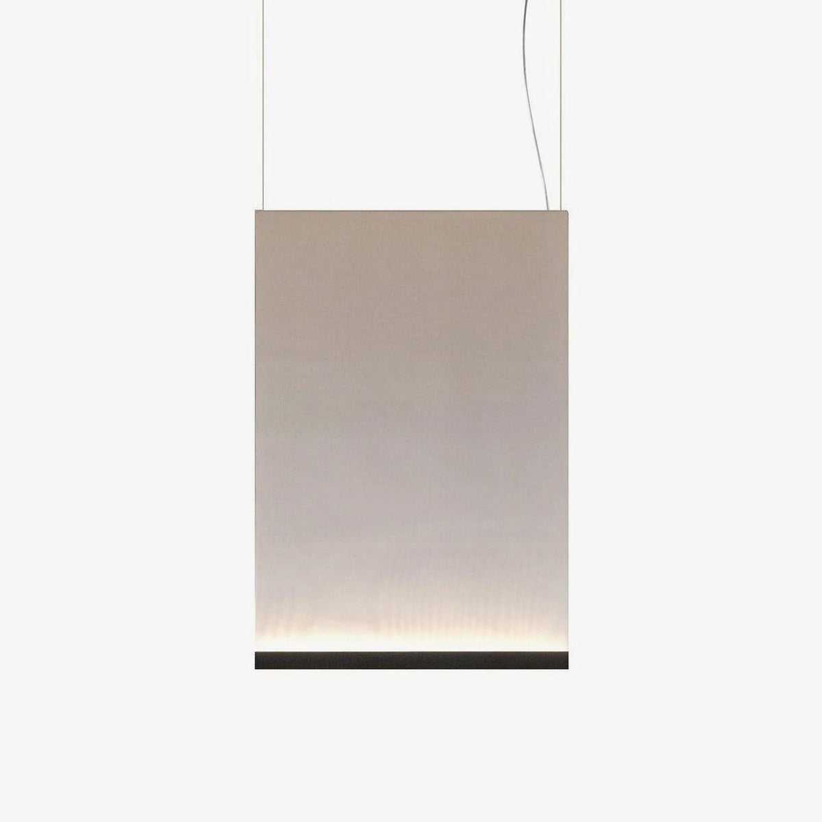 40 × 90 cm vertical fabric light panel with black bottom rail
