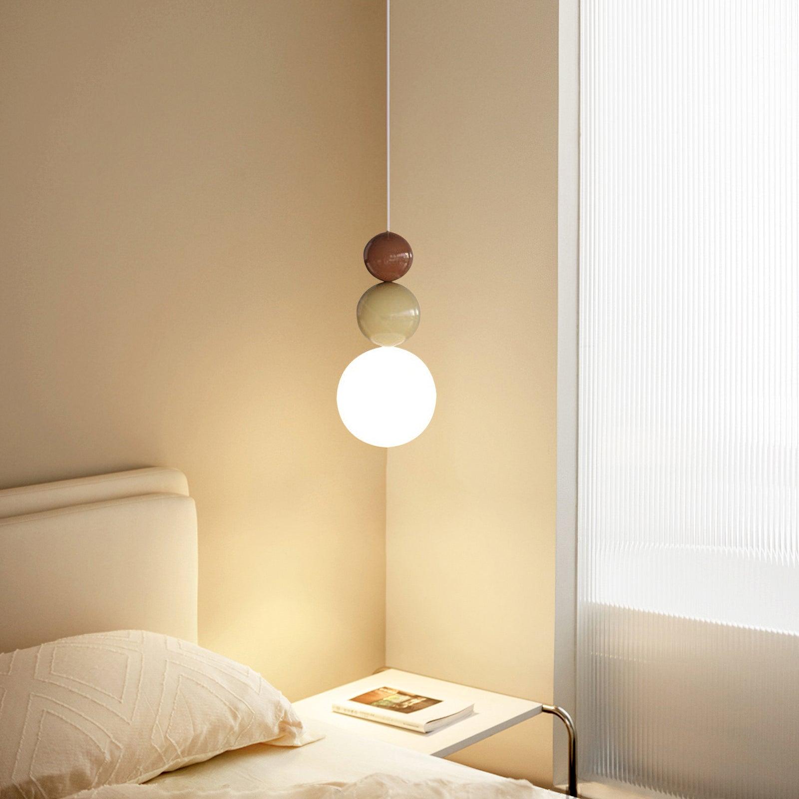 Acrylic Three Ball Pendant Lamp - Cueteks