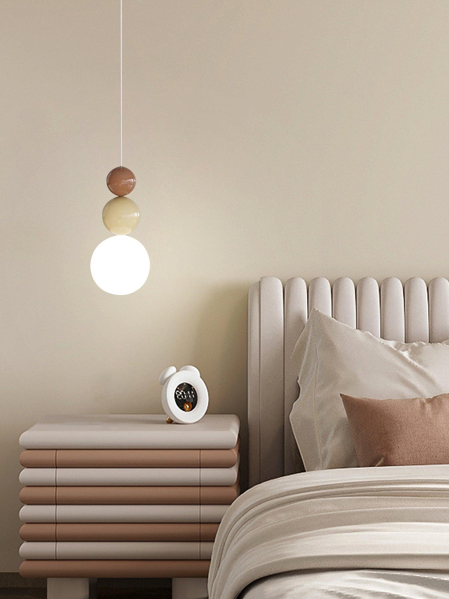 Acrylic Three Ball Pendant Lamp - Cueteks