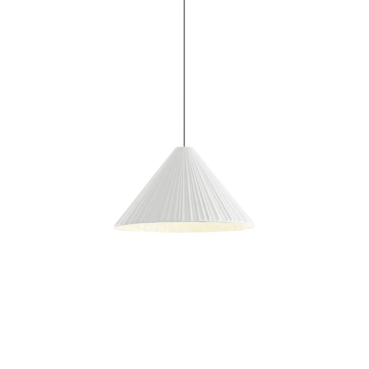 Taller conical White Hat pendant