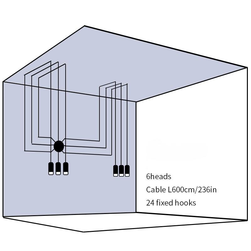 Line Form Pendant light - Cueteks