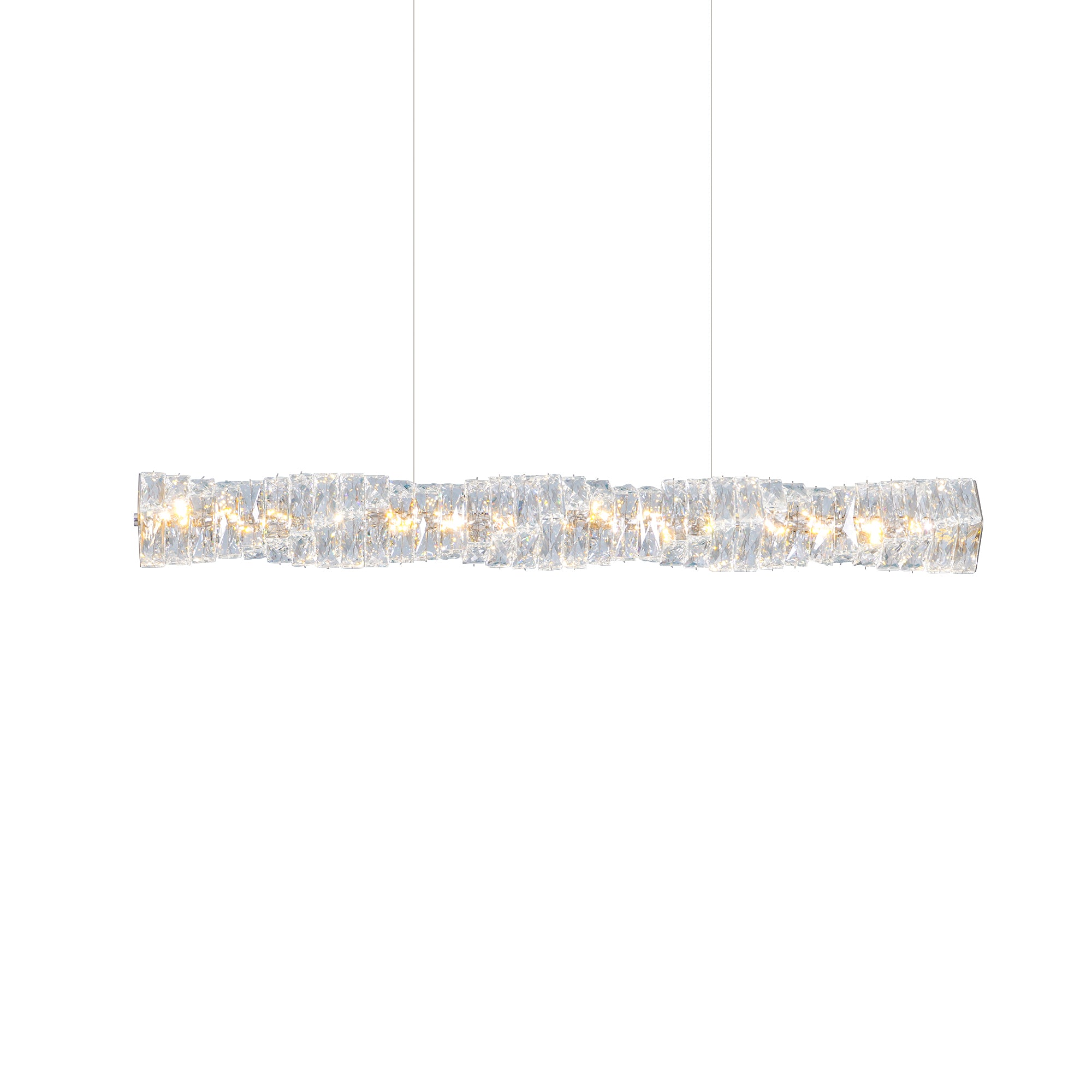 Long Crystal Pendant Lamp - Cueteks