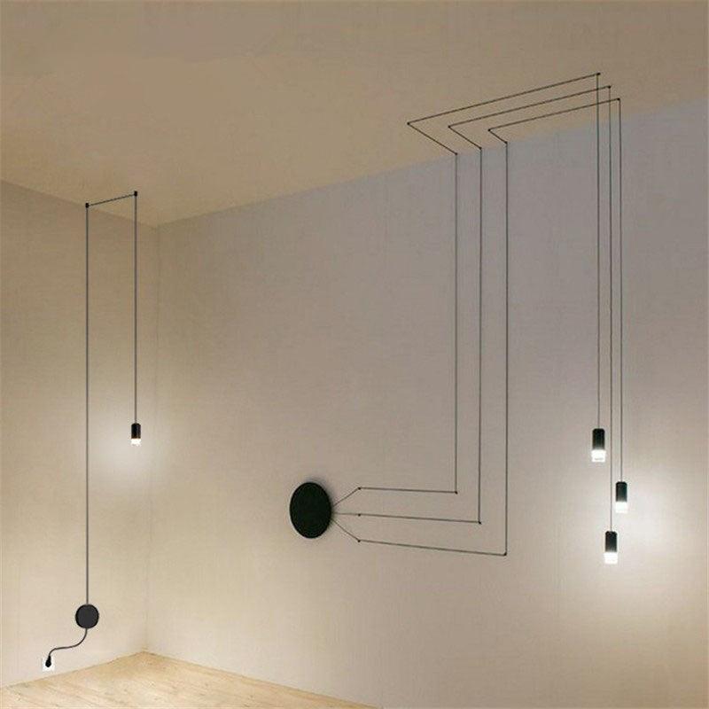 Line Form Pendant light - Cueteks