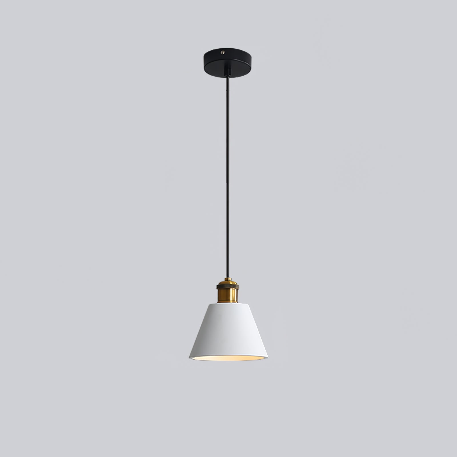Model B White short cone pendant