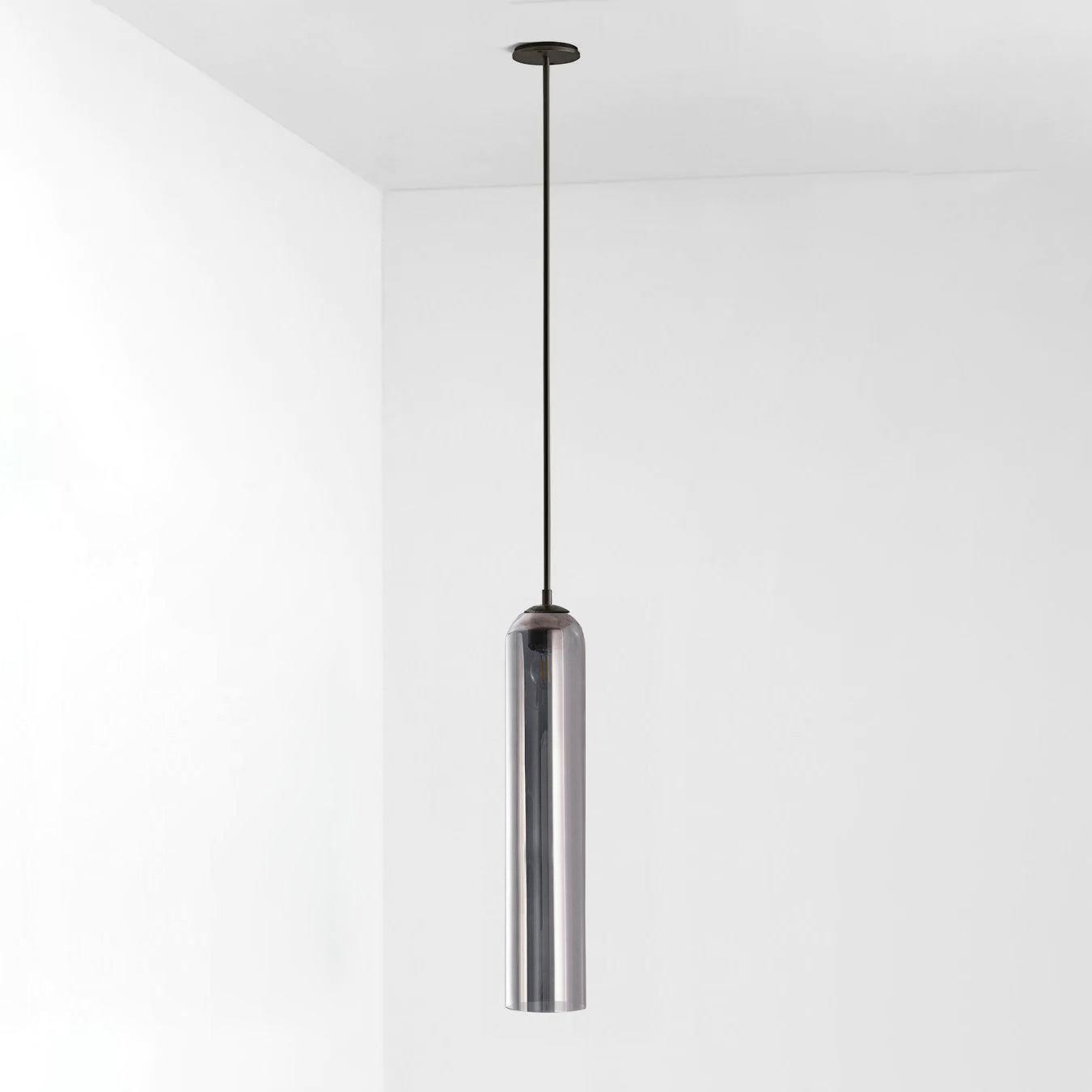 Long Tube Glass Pendant Light - Cueteks