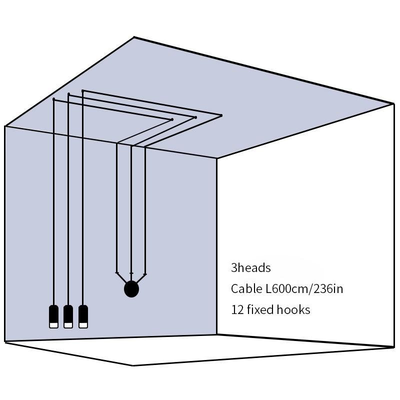 Line Form Pendant light - Cueteks