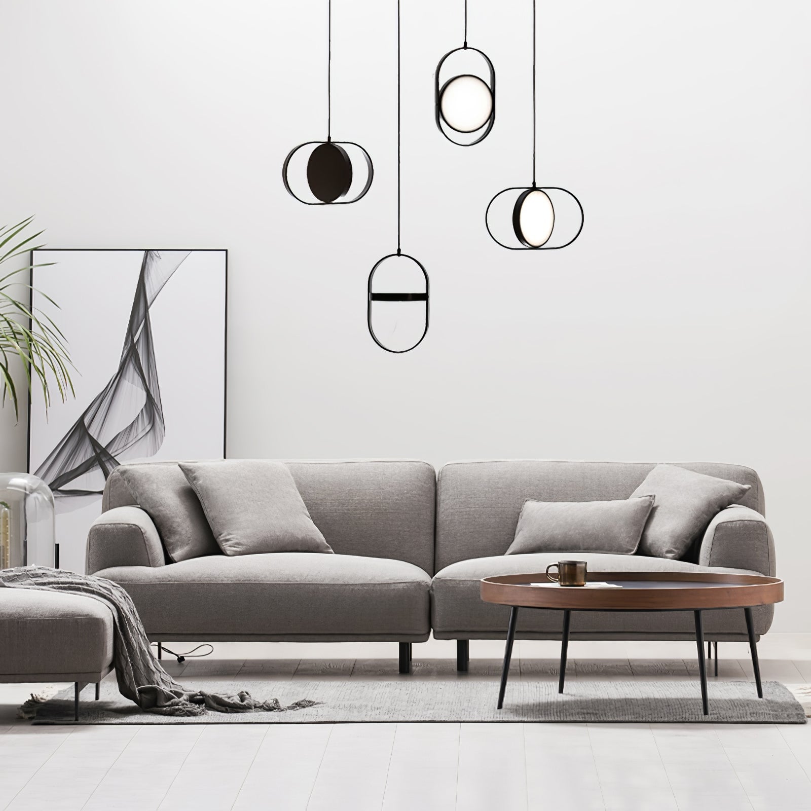 KUU group above a grey sofa