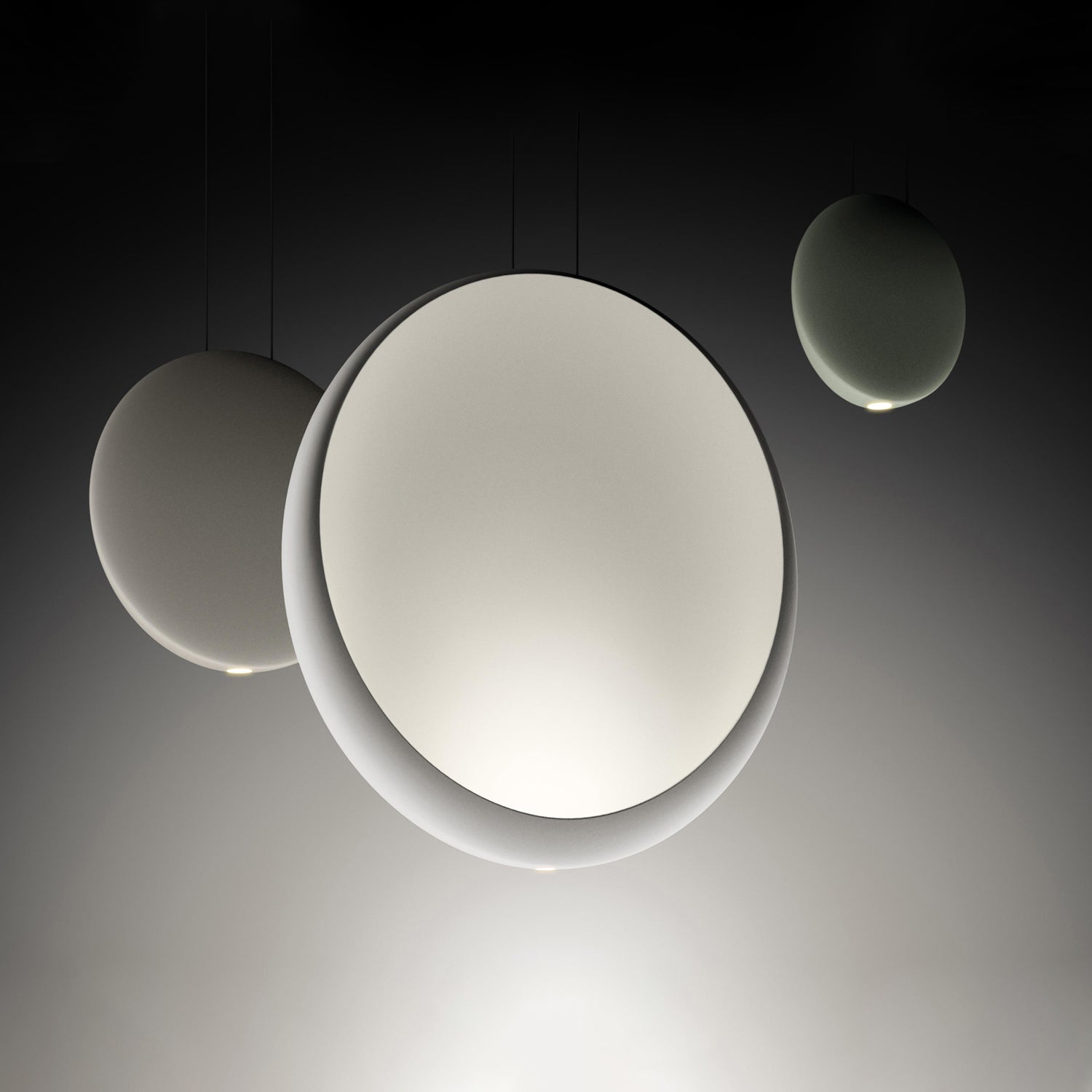 Cosmos disc LED pendant light