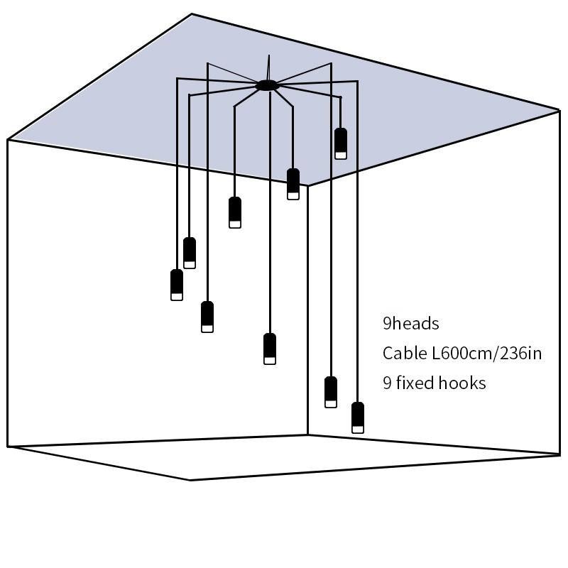 Line Form Pendant light - Cueteks