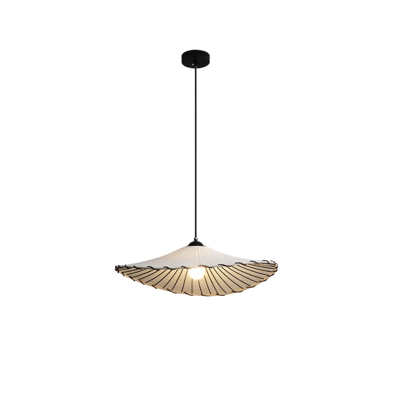 Lotus Leaf Fabric Pendant Light - Cueteks