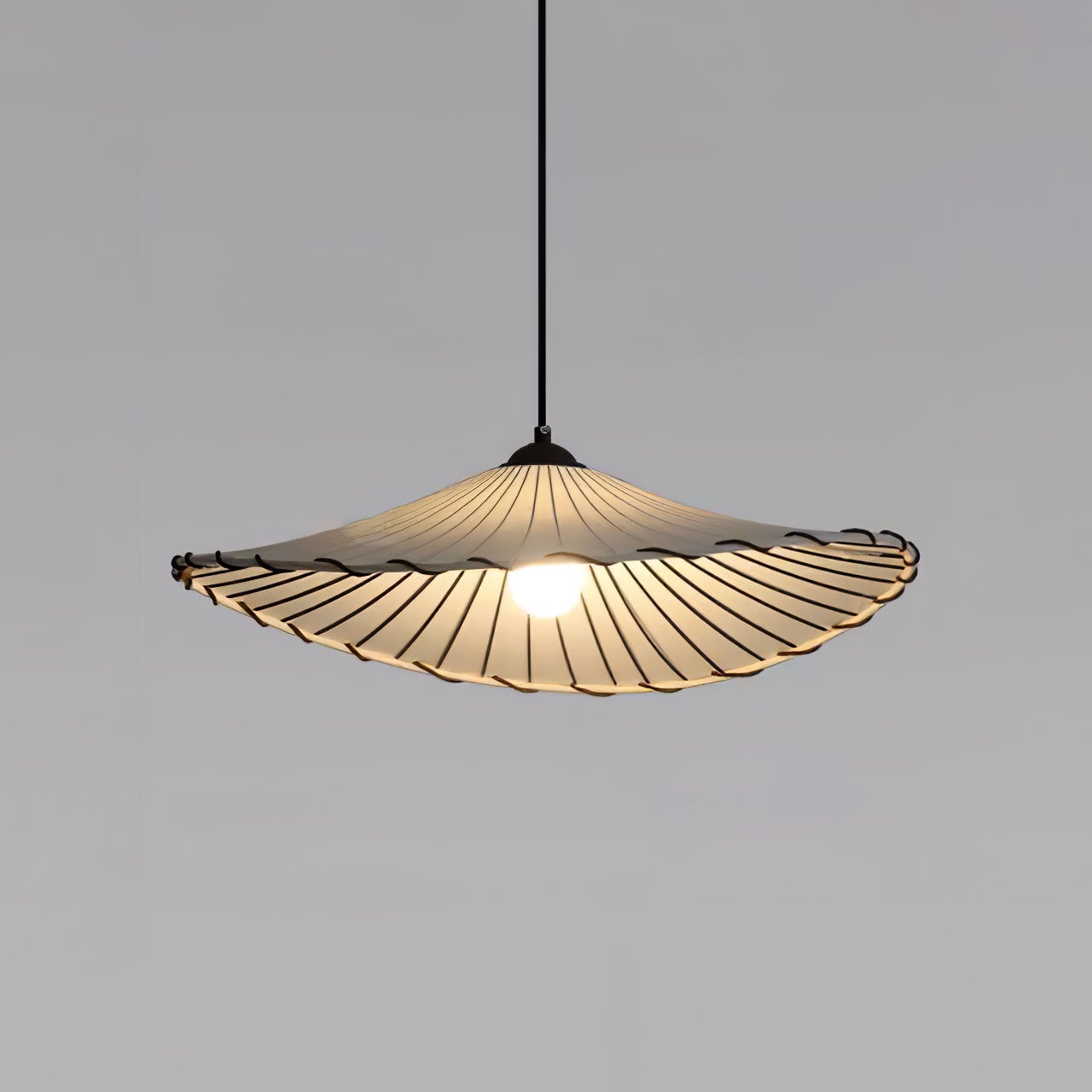 Lotus Leaf Fabric Pendant Light - Cueteks