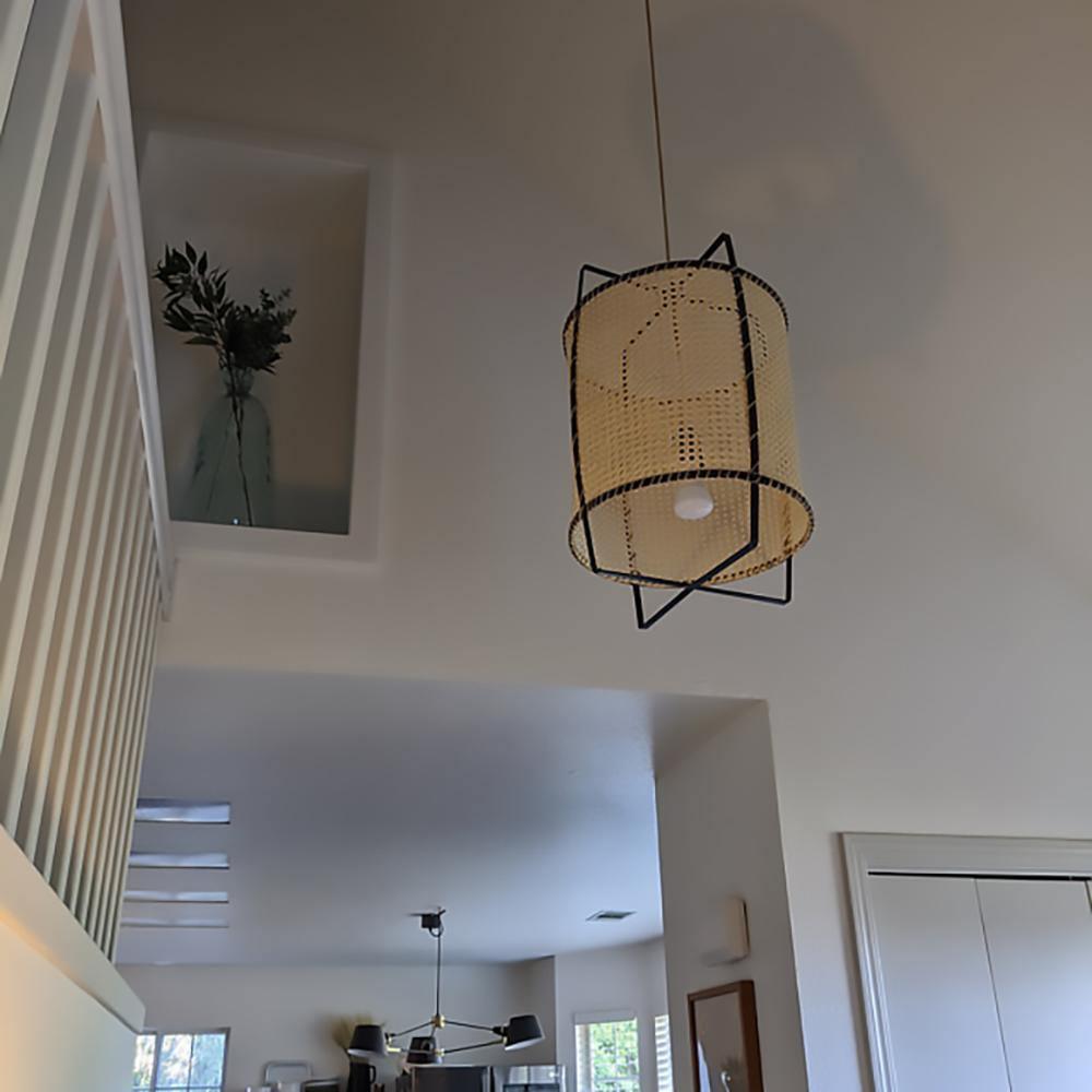 Rattan Cane Pendant Light - Cueteks