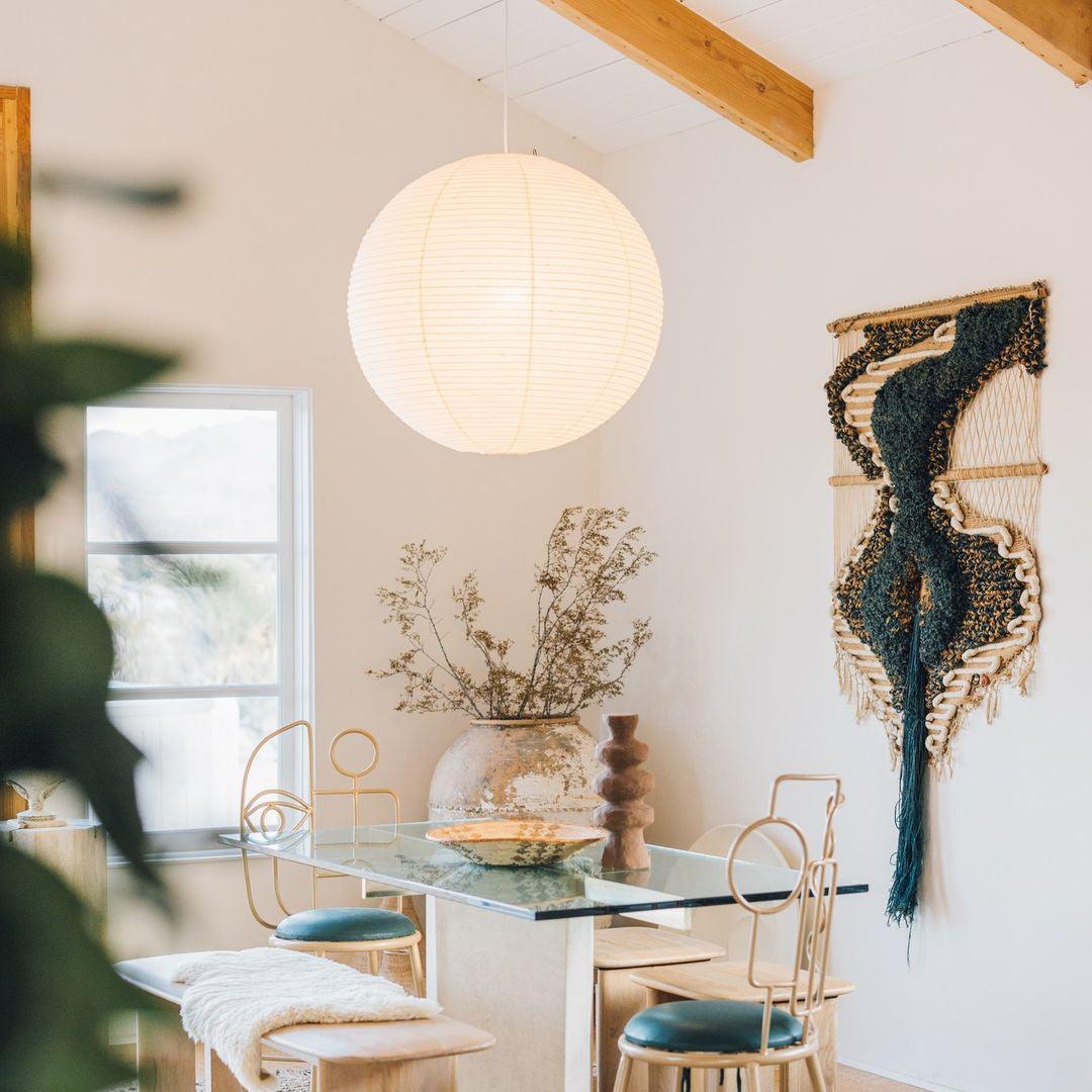 Washi Paper Round Series Pendant Lamp - Cueteks