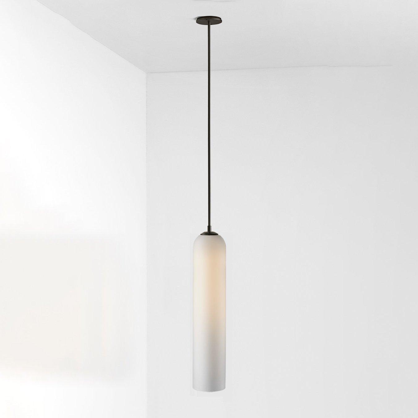 Long Tube Glass Pendant Light - Cueteks