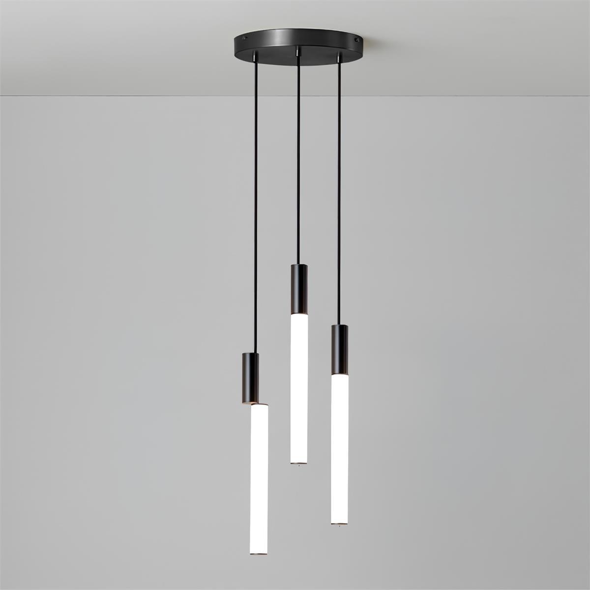 Three Black bars below a round shared canopy