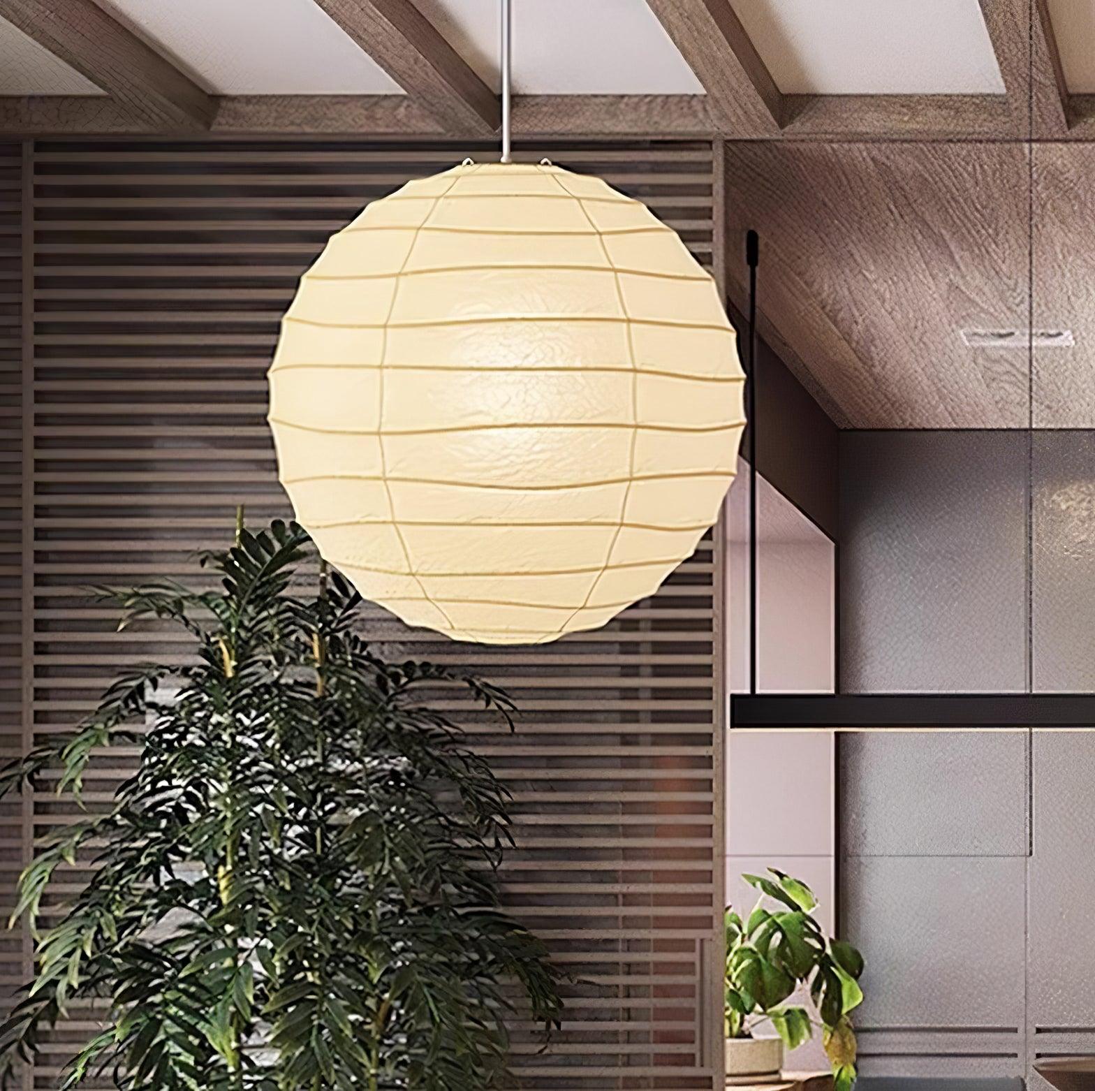 Washi Paper Pendant Lamp - Cueteks