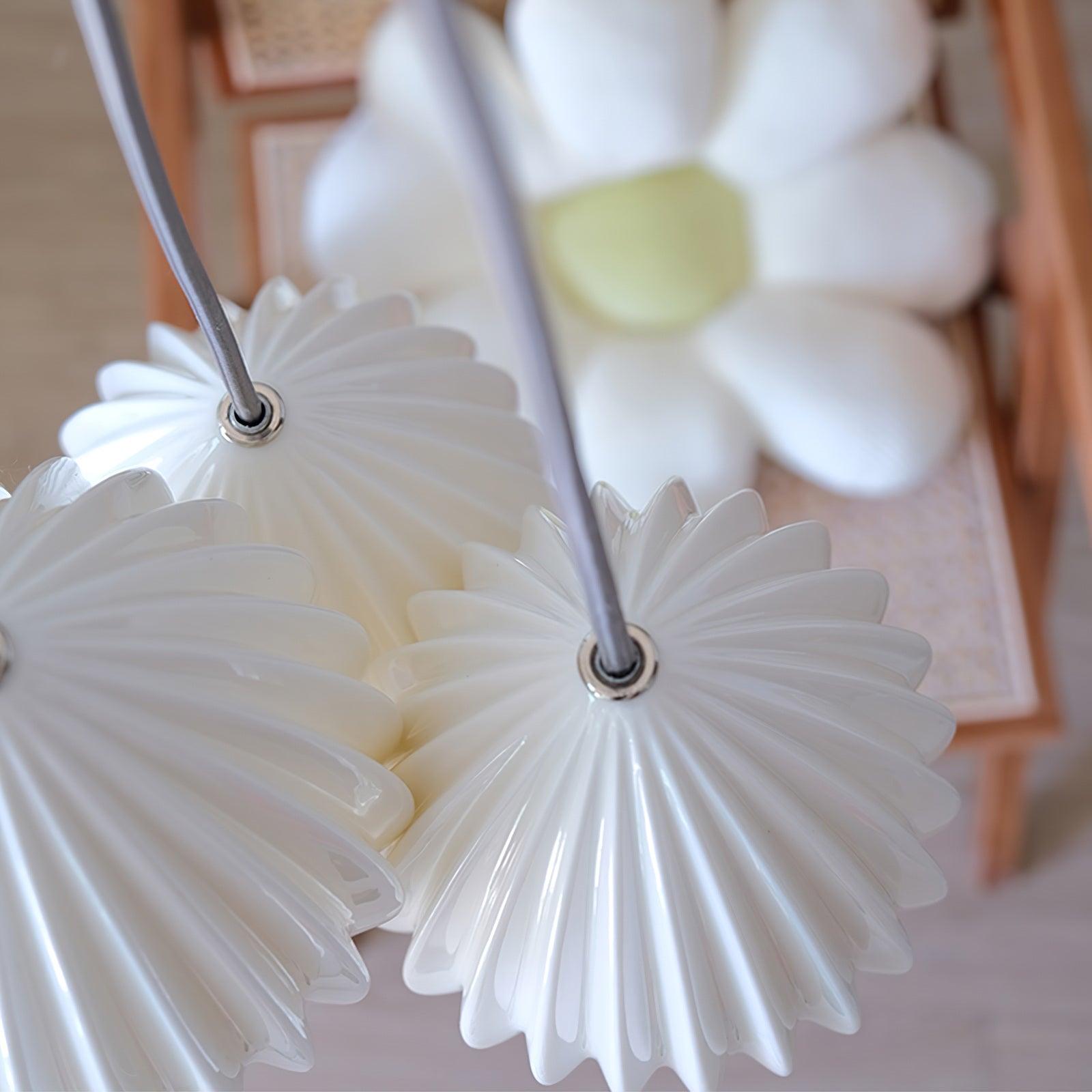 Ceramic Ribbed Pendant light - Cueteks