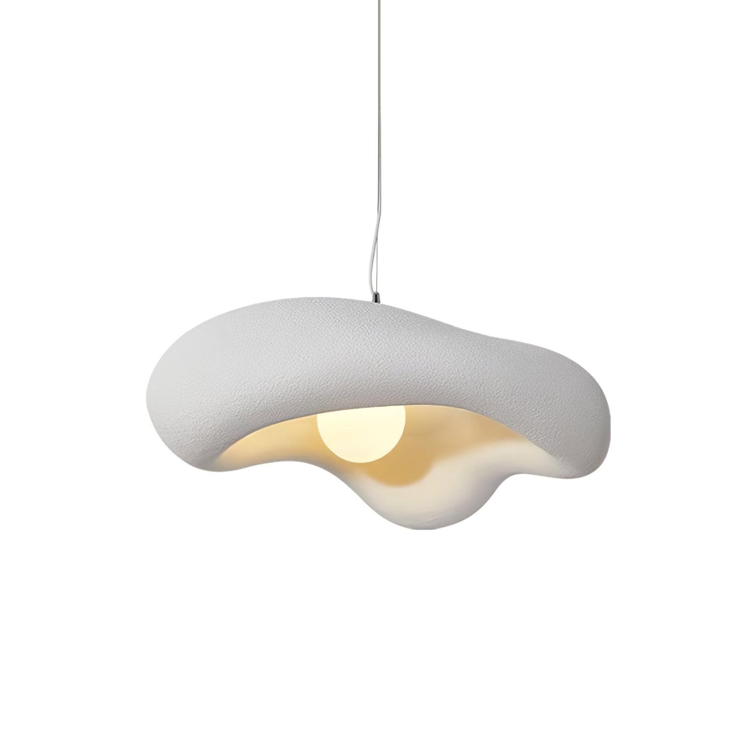 White Lumina pendant against a plain background