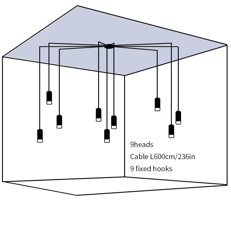 Line Form Pendant light - Cueteks