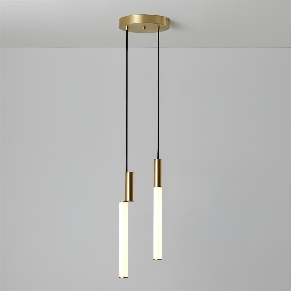 Two Gold bars below a round shared canopy