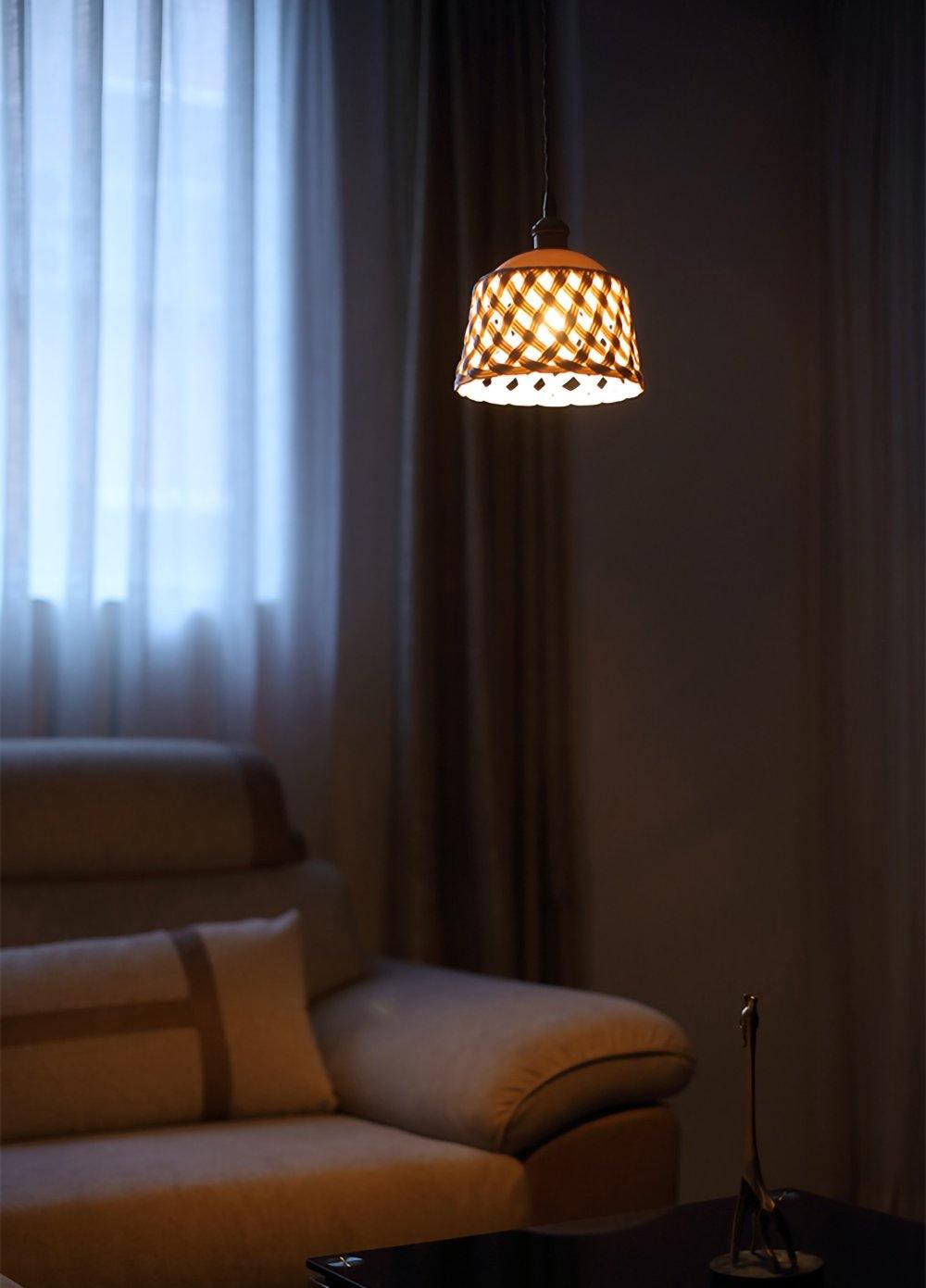 Openwork Ceramic Pendant Lamp - Cueteks