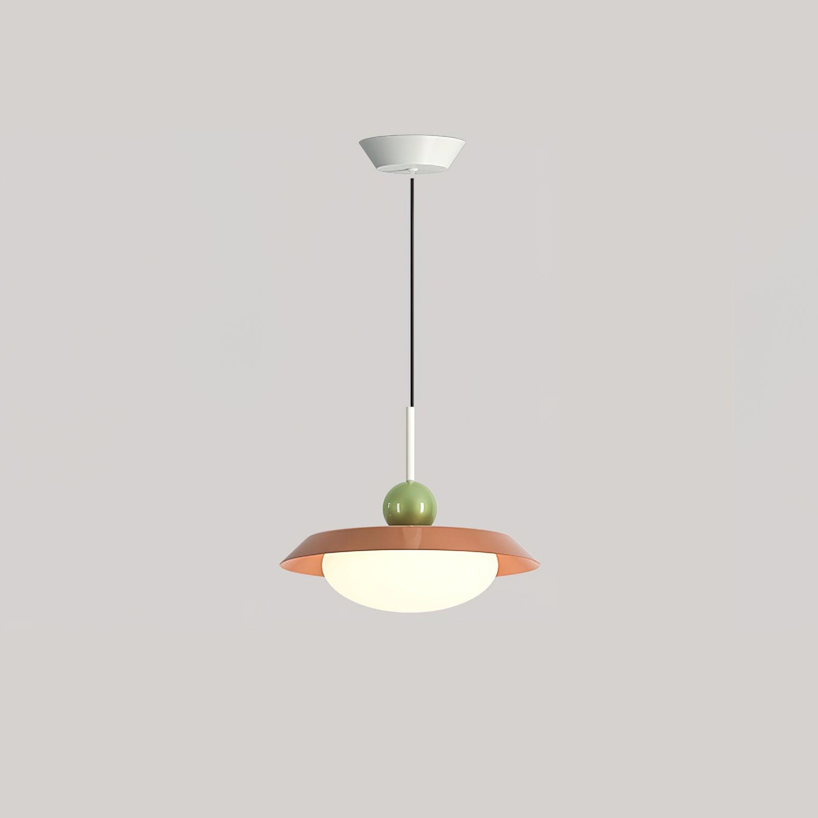 Morandi layered LED pendant light
