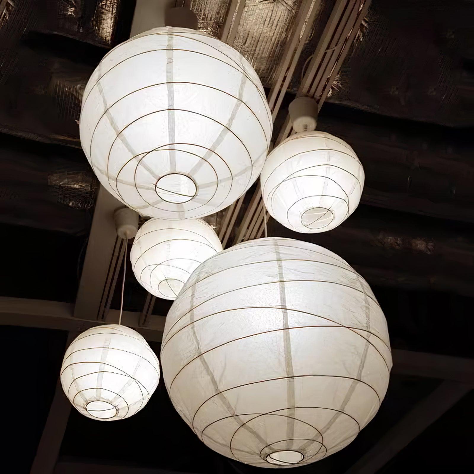 Washi Paper Pendant Lamp - Cueteks