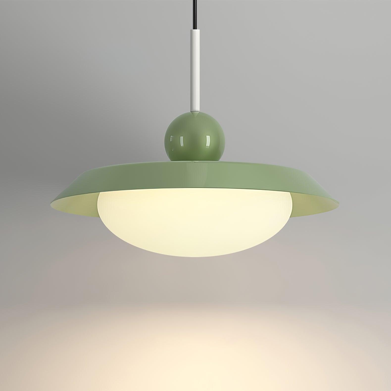 Morandi layered LED pendant light