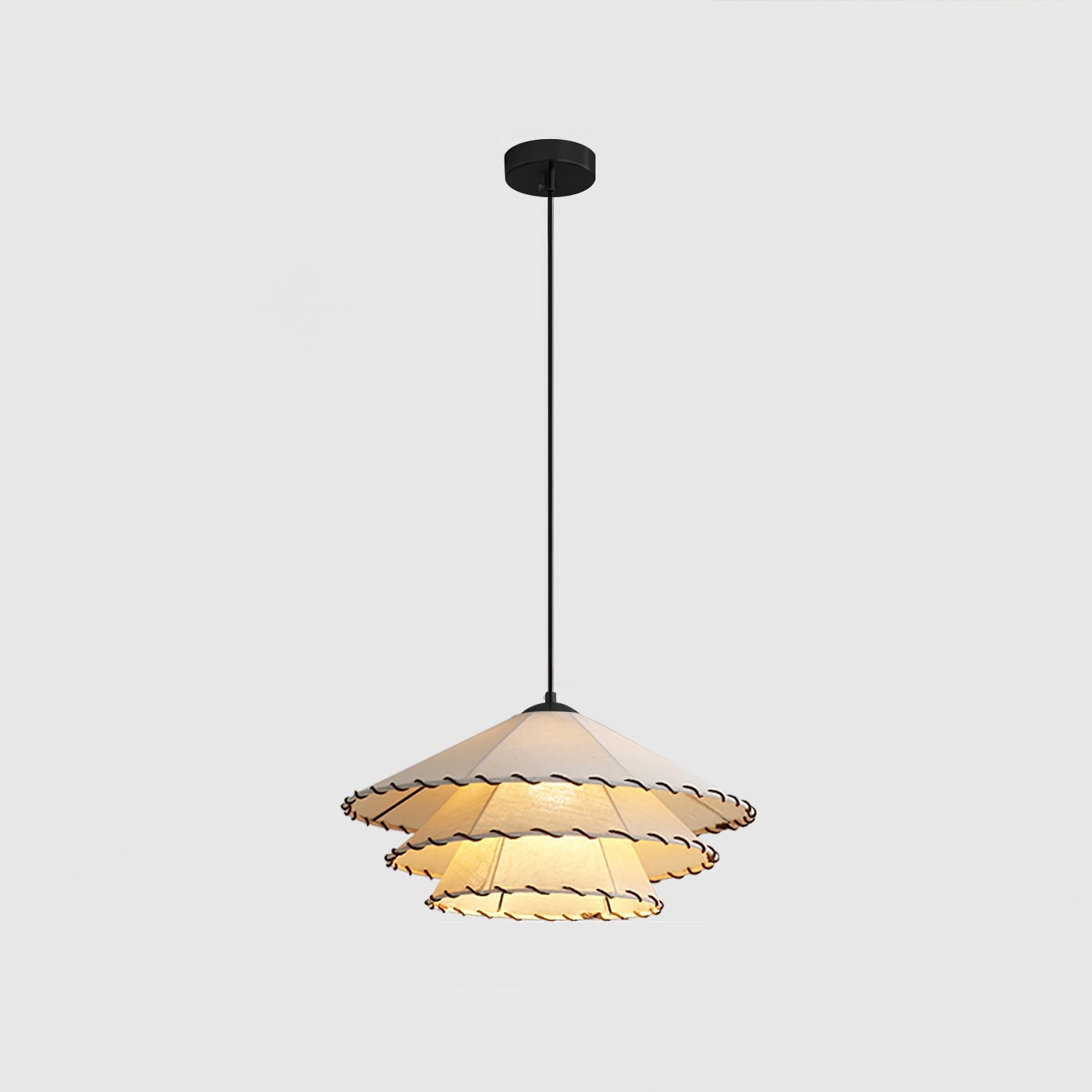 Lotus Leaf Fabric Pendant Light - Cueteks