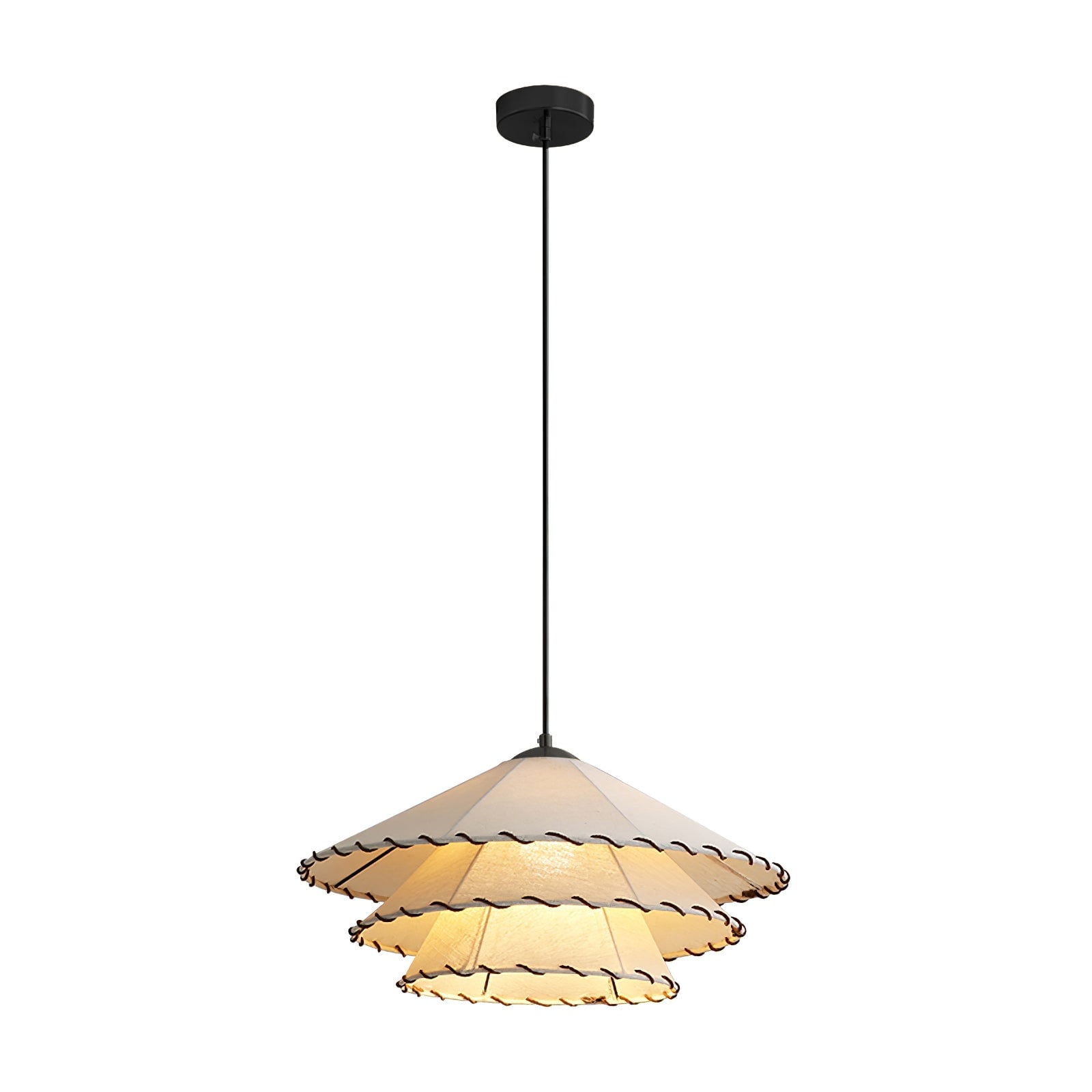 Lotus Leaf Fabric Pendant Light - Cueteks