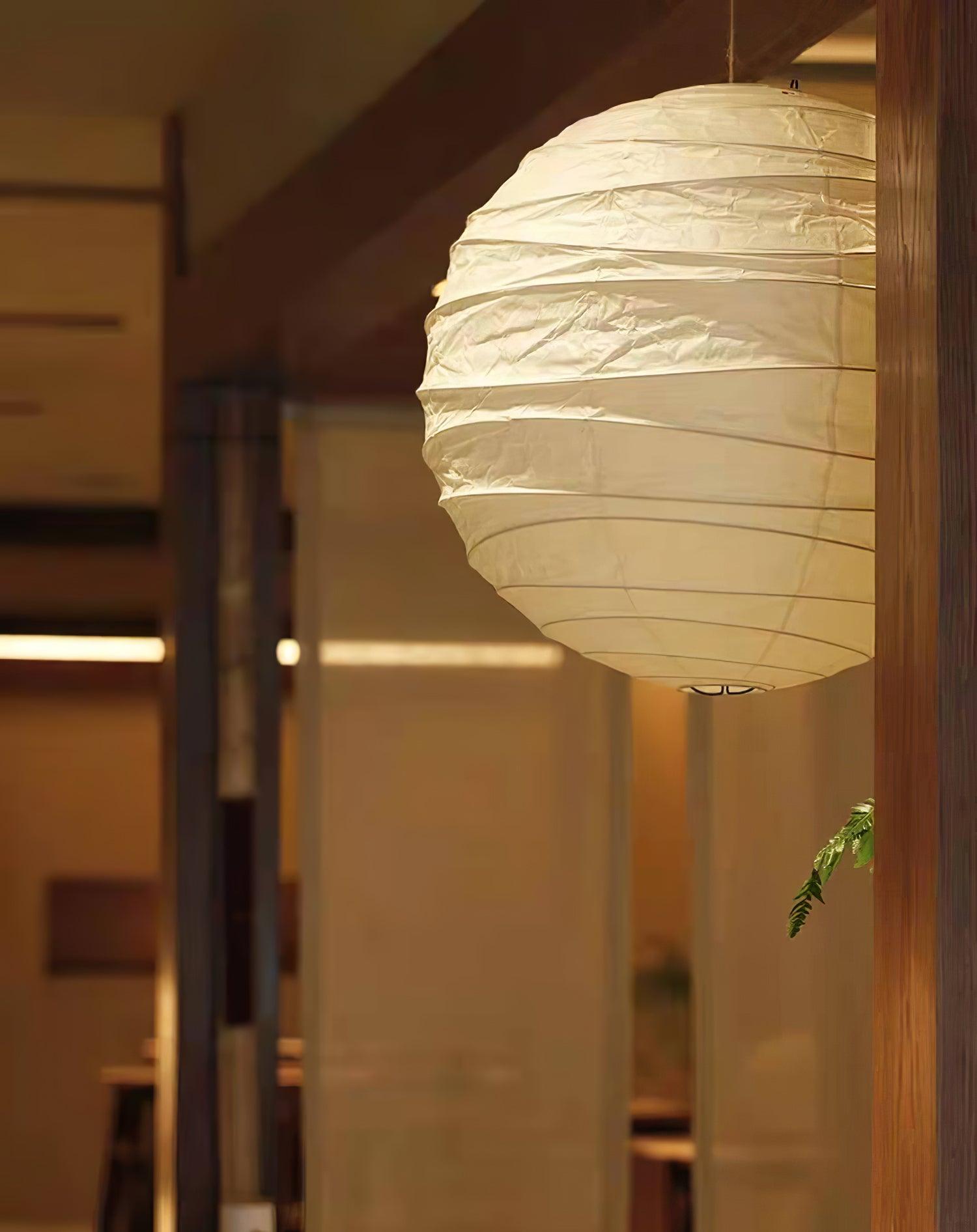 Washi Paper Pendant Lamp - Cueteks
