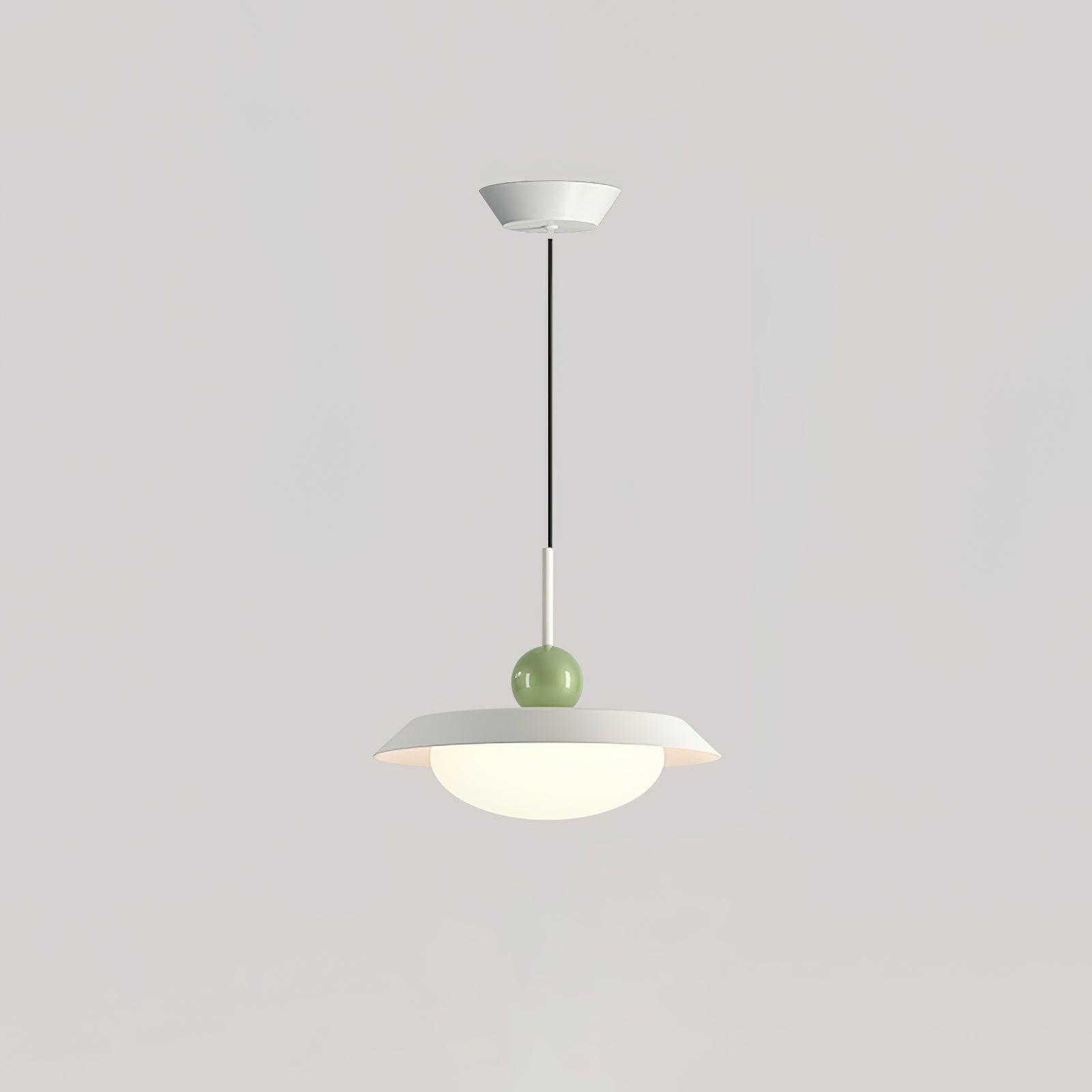 Morandi layered LED pendant light