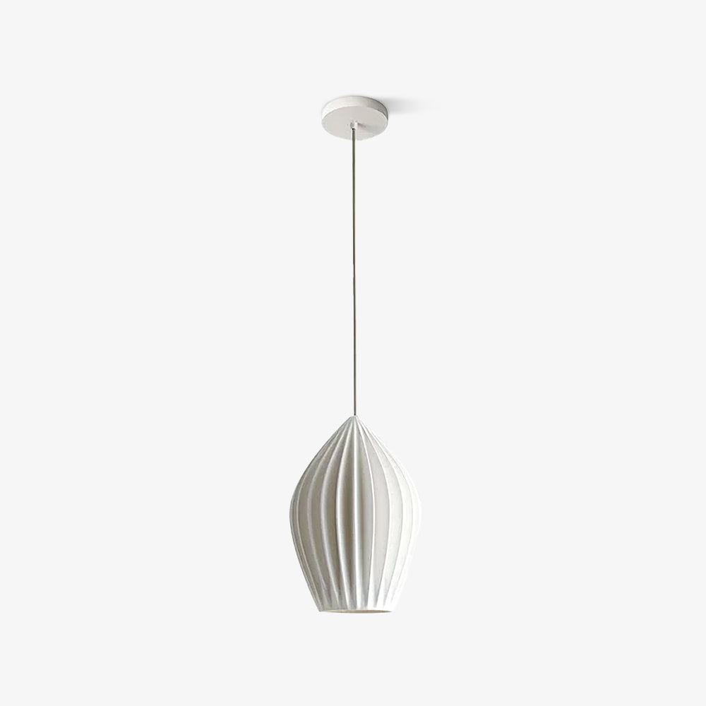 Ceramic Ribbed Pendant light - Cueteks
