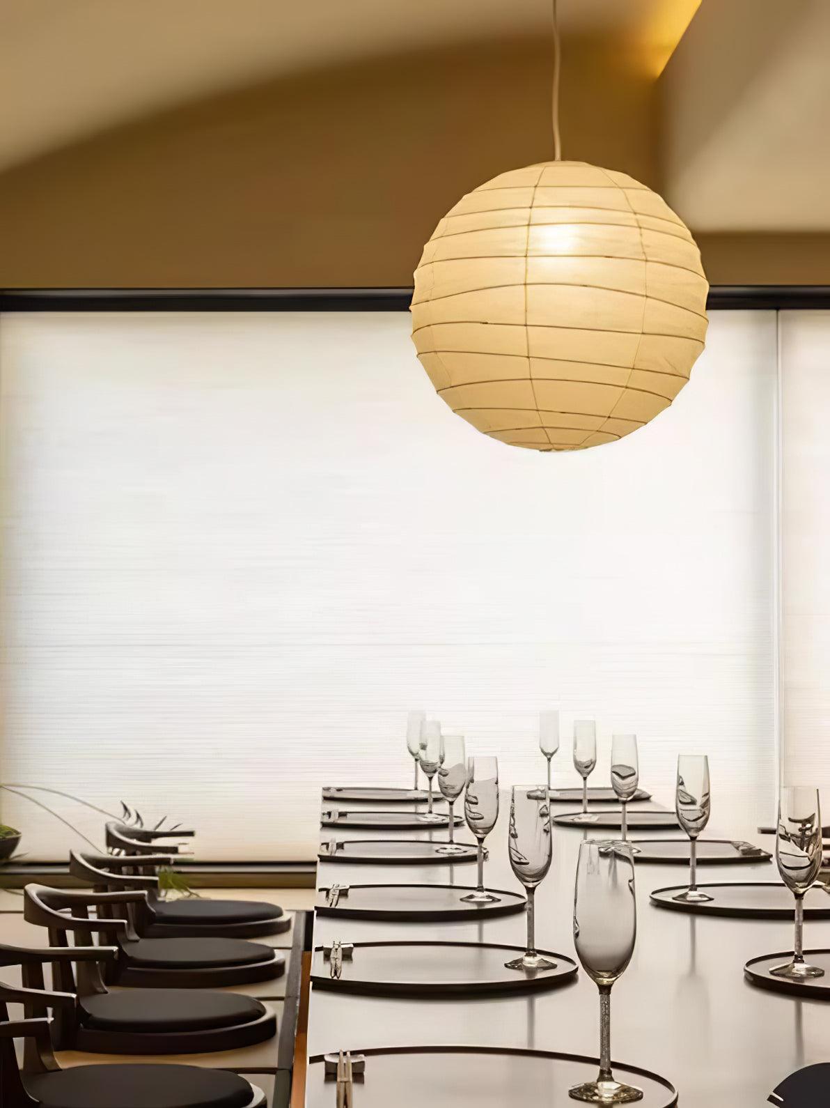 Washi Paper Pendant Lamp - Cueteks