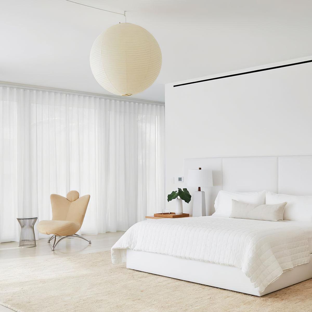 Washi Paper Round Series Pendant Lamp - Cueteks