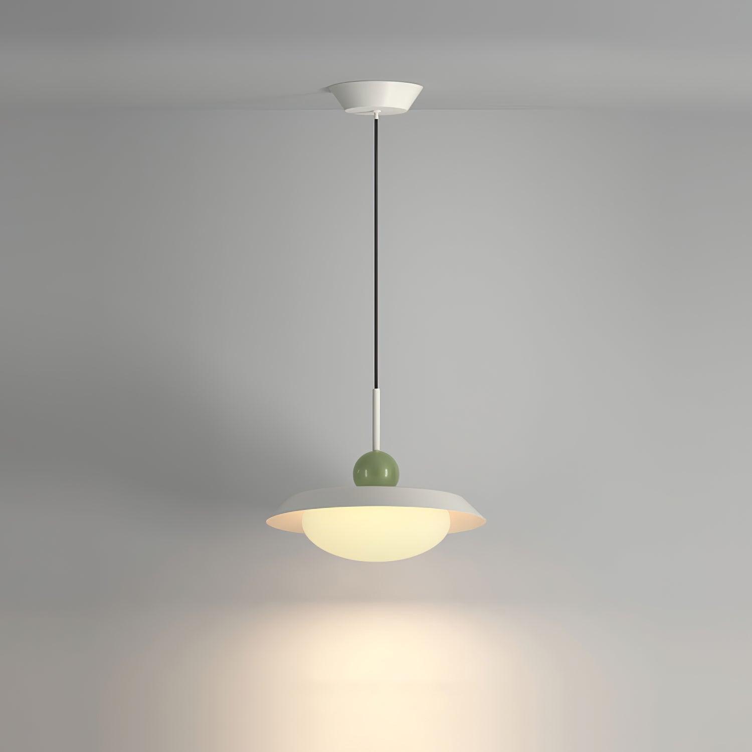 Morandi layered LED pendant light