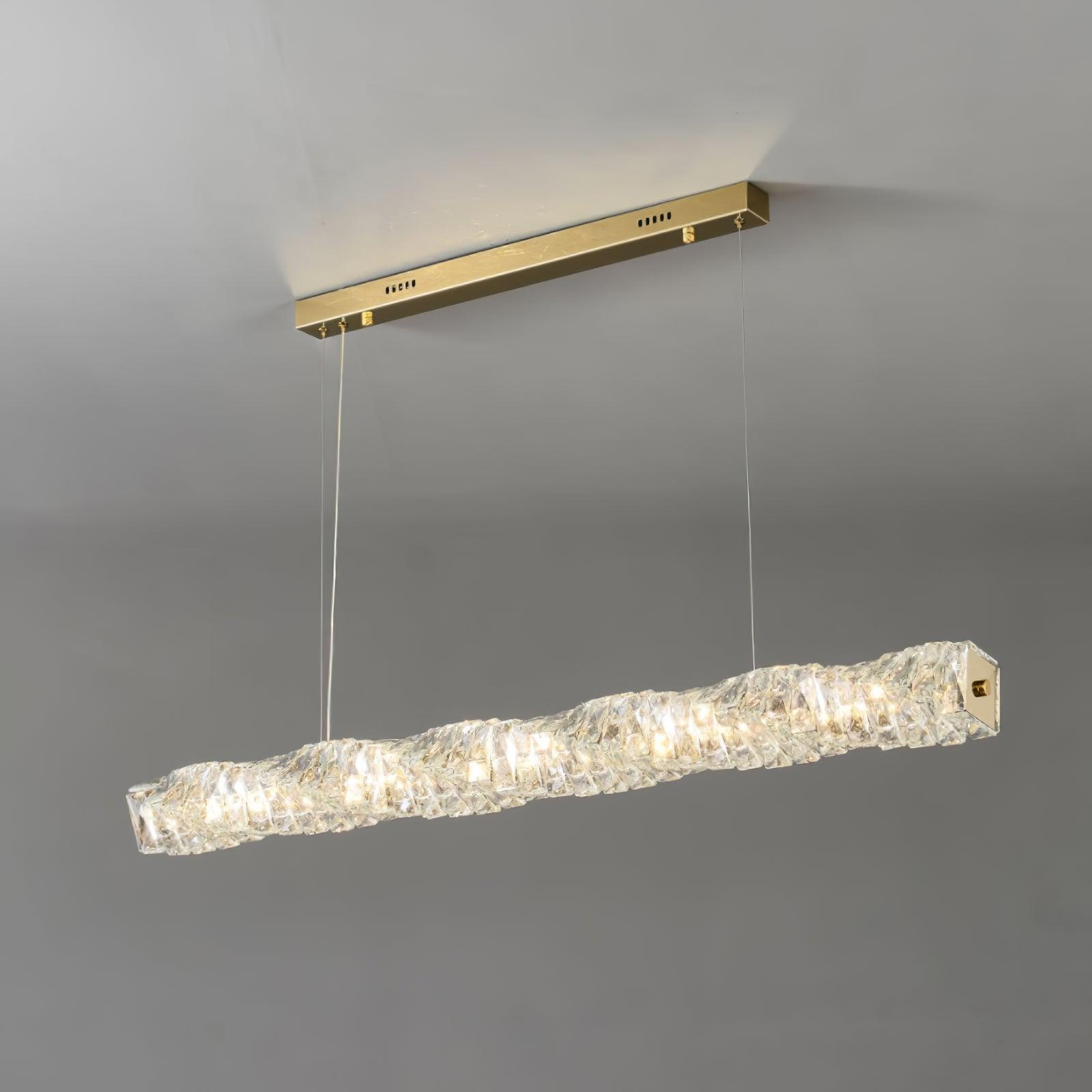 Long Crystal Pendant Lamp - Cueteks